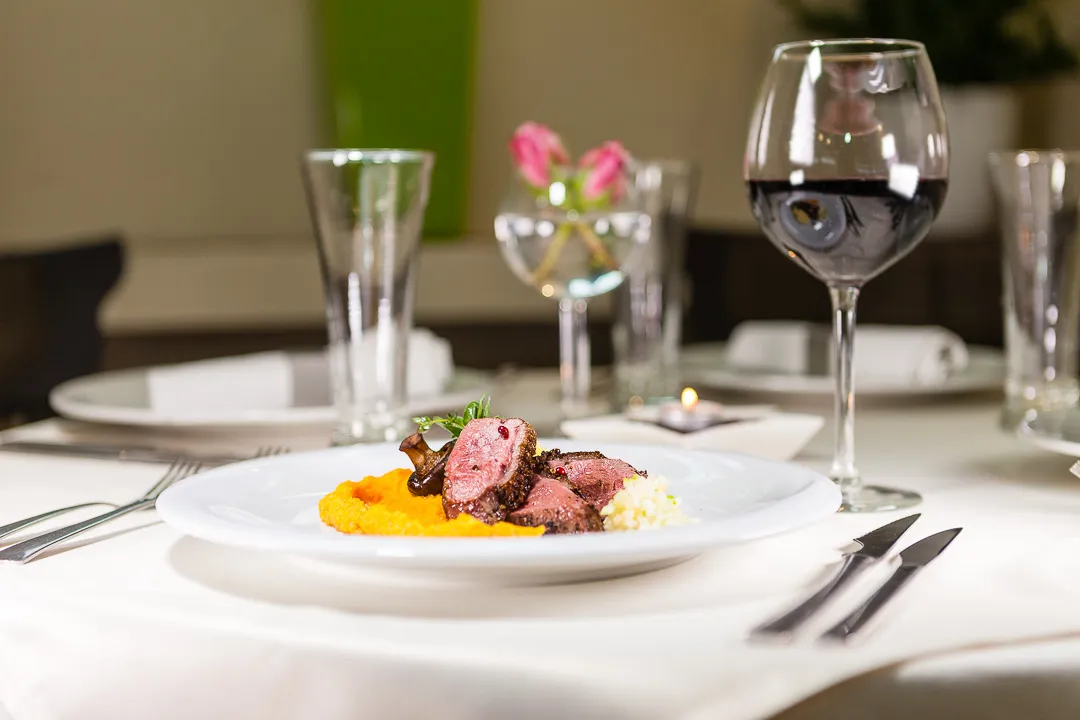 Assiette dressée par Prestige Traiteur